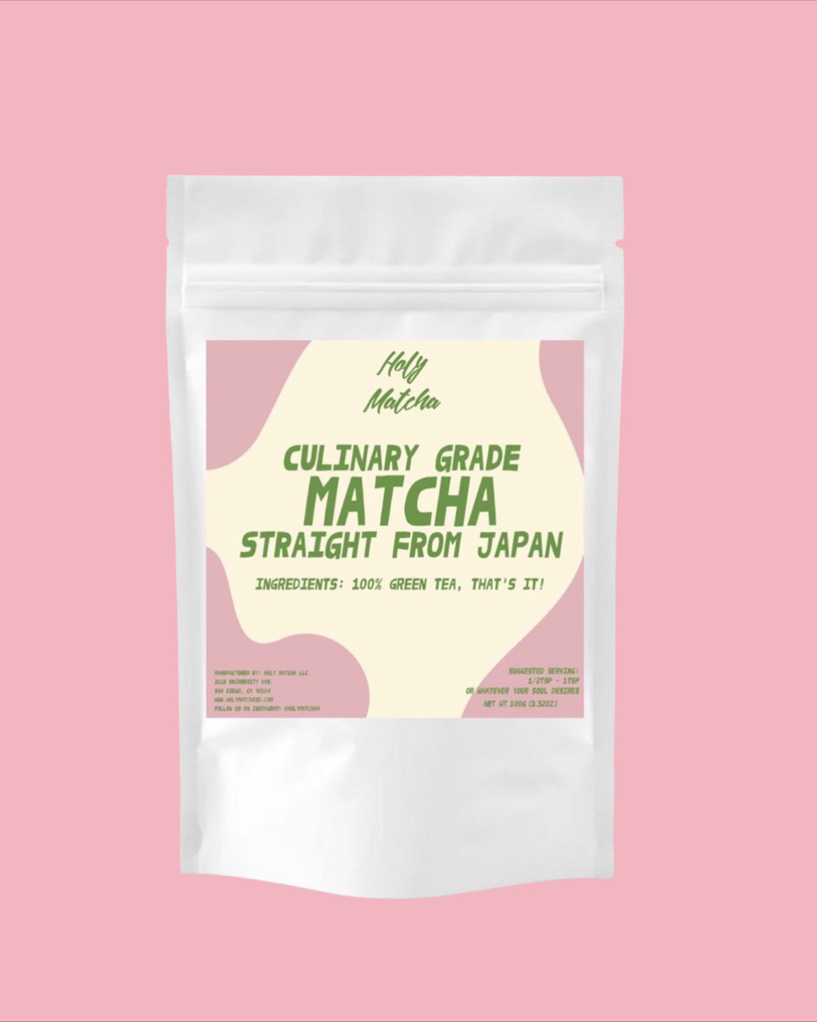 Holy Matcha: Culinary Grade