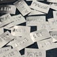 Embossed Foil Keychains