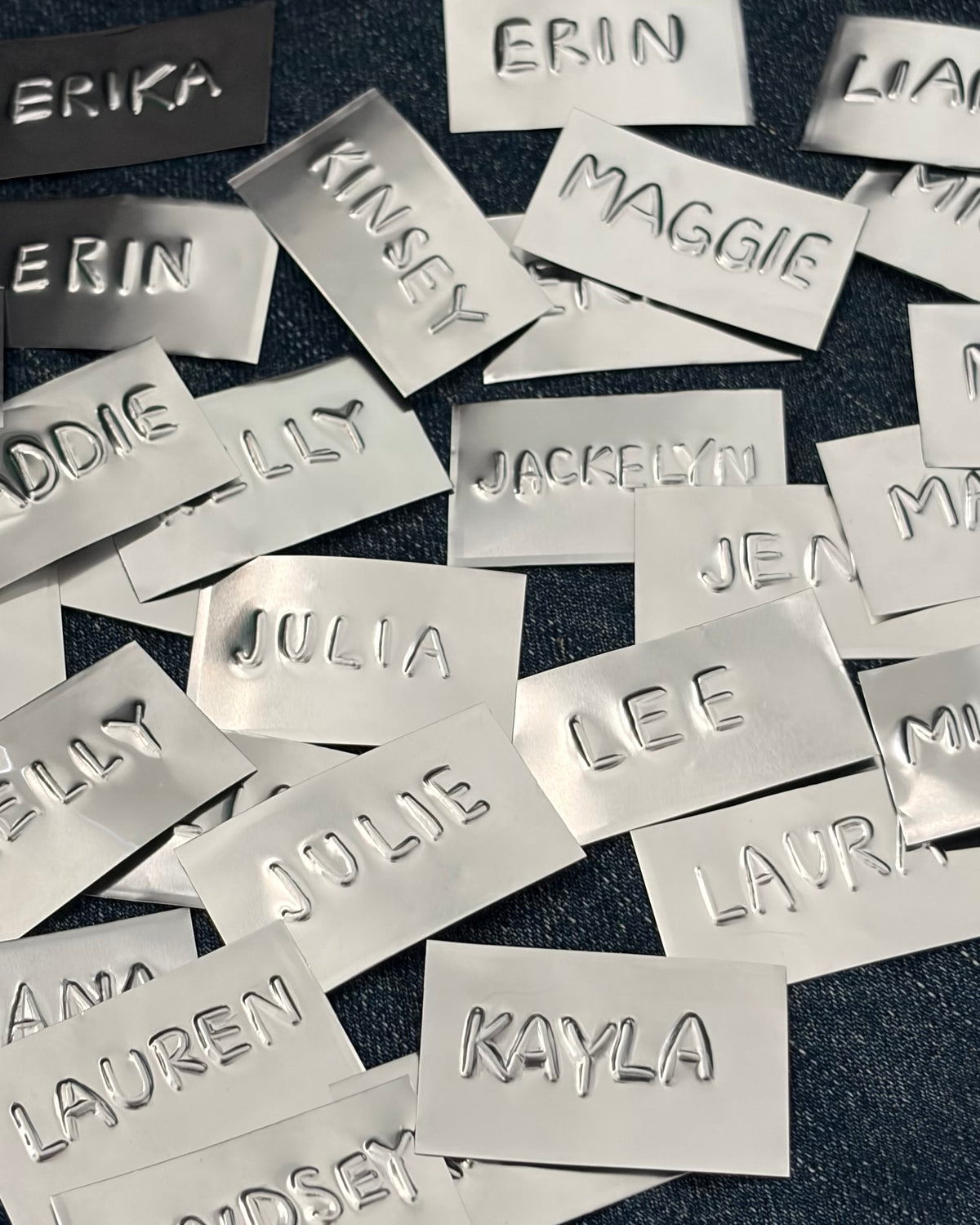 Embossed Foil Keychains