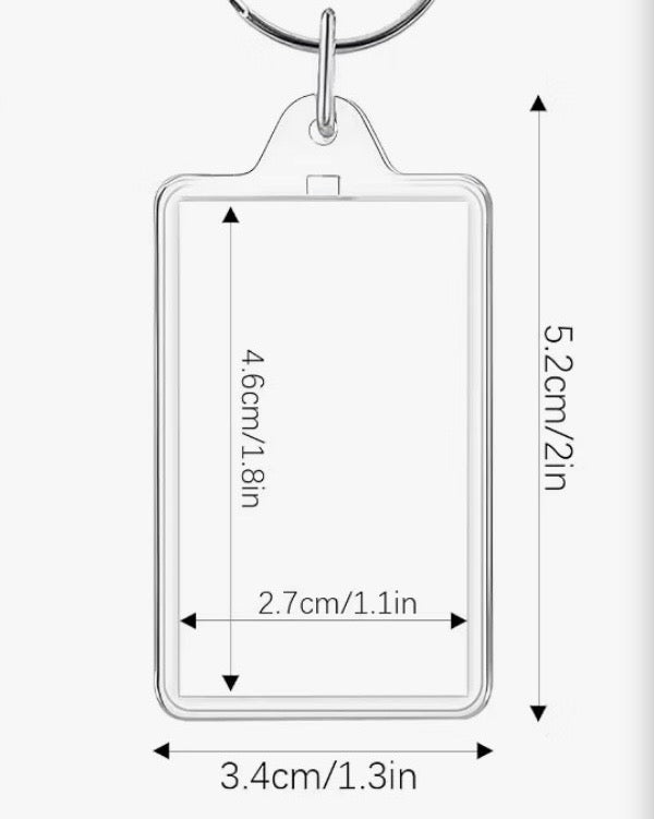 Embossed Foil Keychains