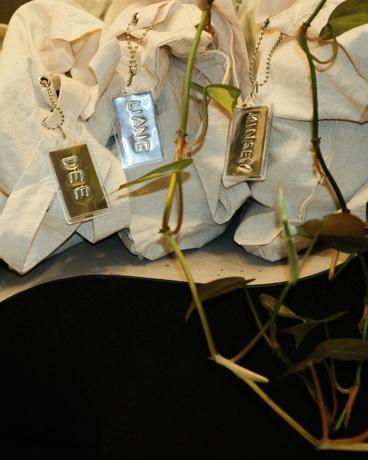 Embossed Foil Keychains