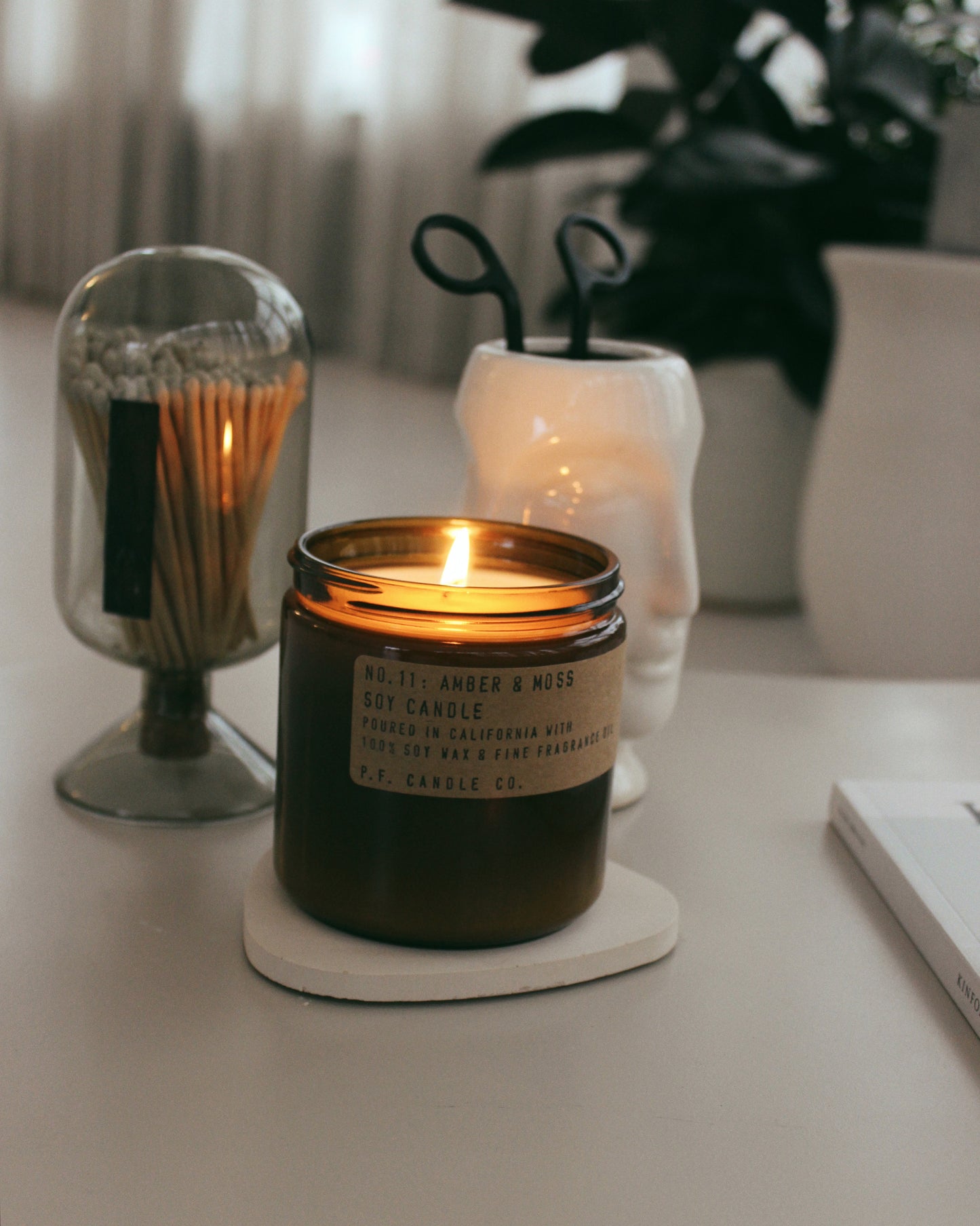 Amber & Moss Candle